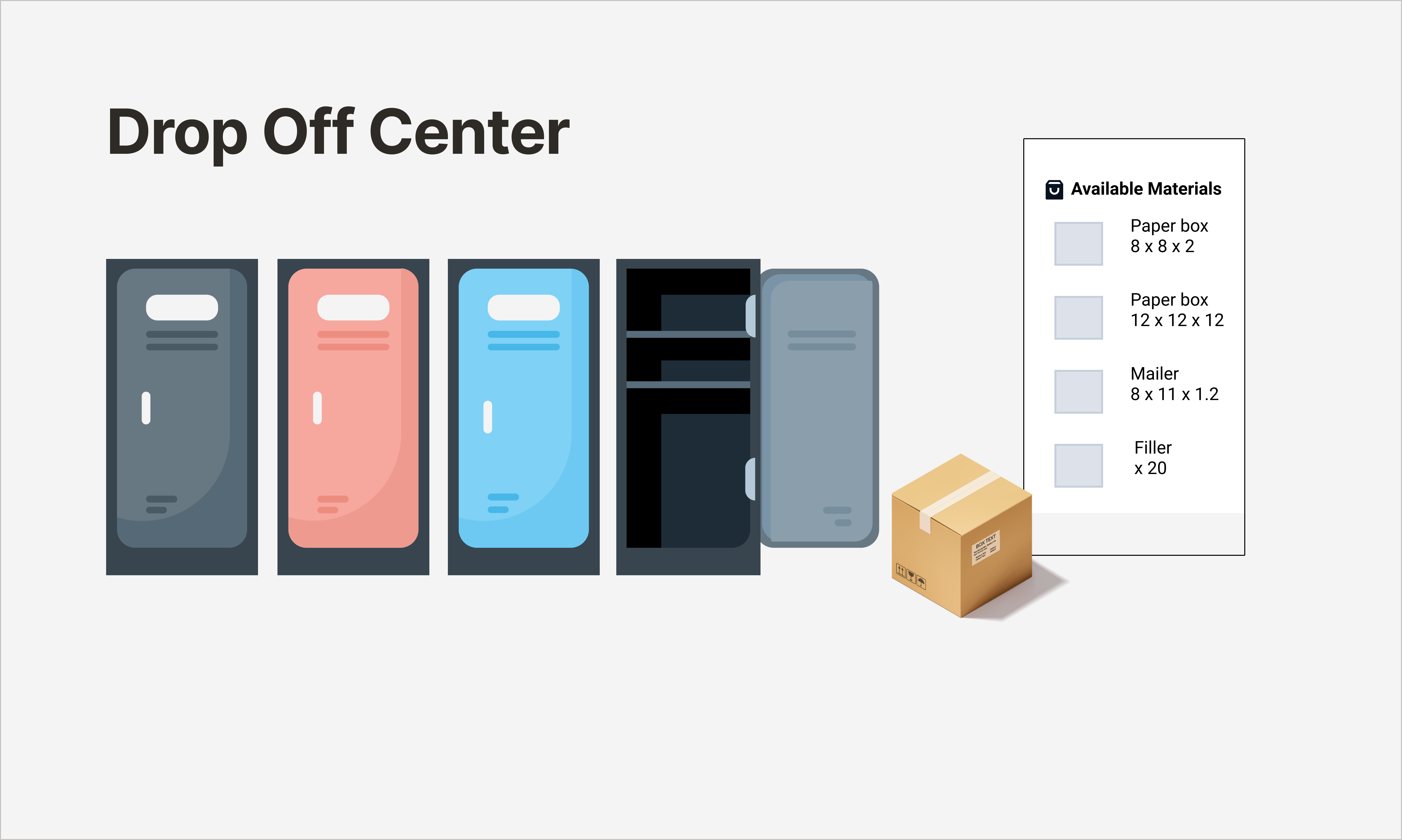 Local drop off centers